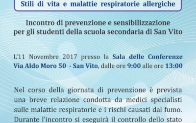 Giornata di prevenzione e sensibilizzazione sulle malattie respiratorie nel comune di San Vito